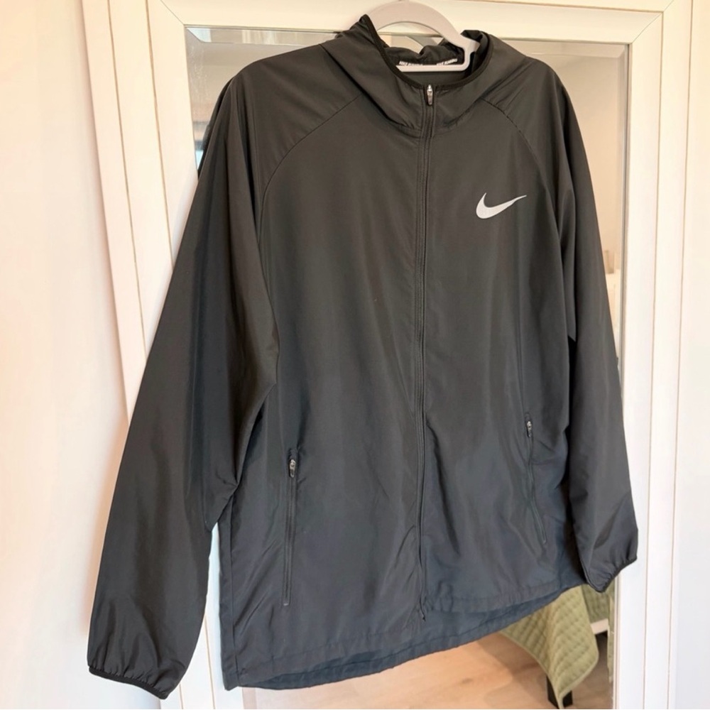 Nike Gray Windbreaker Jacket